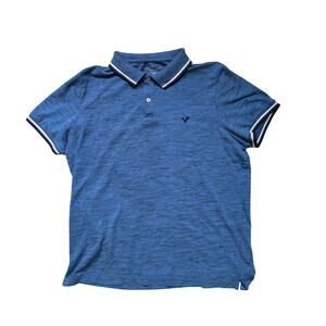 American Eagle Flex Polo Shirt Men’s XL Blue Collared Short Sleeve